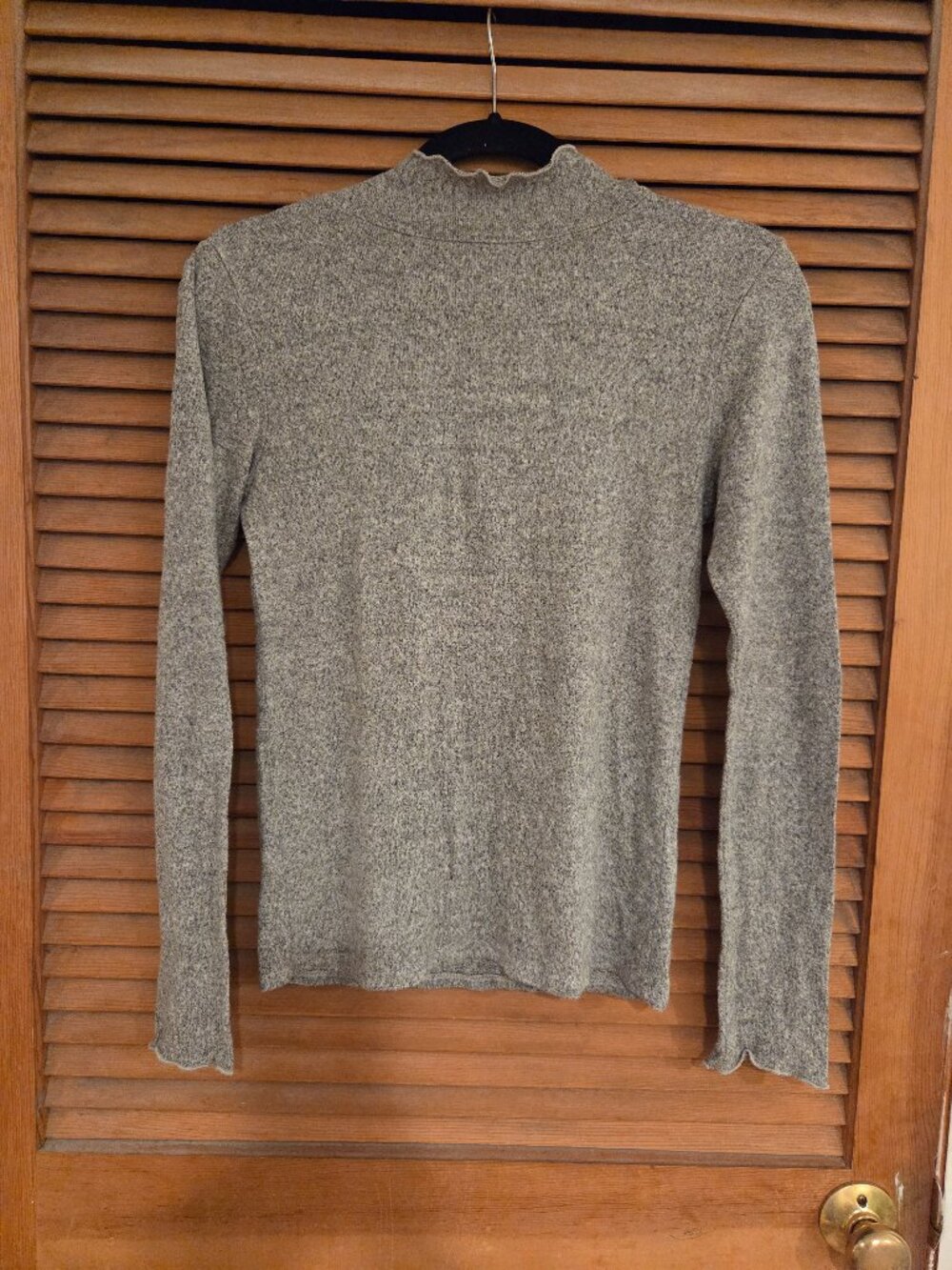 Heather grey turtleneck